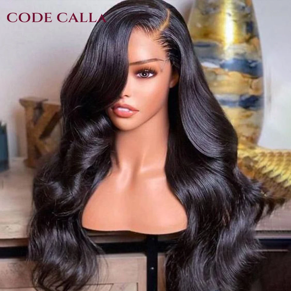 

13x4 Body Wave Lace Front Wig Pre Plucked 32 Inch Brazilian T Part Transparent Lace Frontal Wigs For Women Human Hair