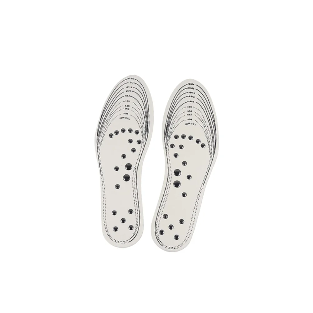 Memory Cotton Magnet Health Insoles Tailorable Insoles Therapy Cuttable Insoles for Stimulating Pressure Points Acupressure and