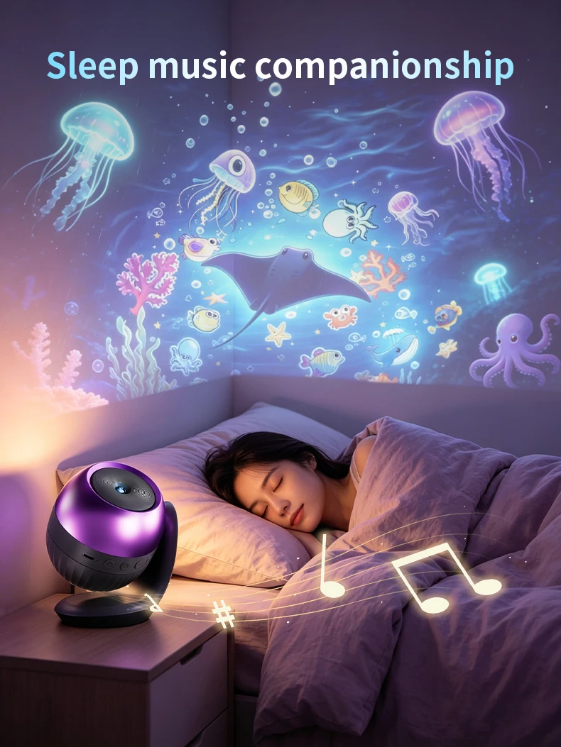 24-IN-1 LED Night Light Galaxy Projector Starry Sky Ocean Festival Projector Night Lamp For Room Decorative Children Kids Gift