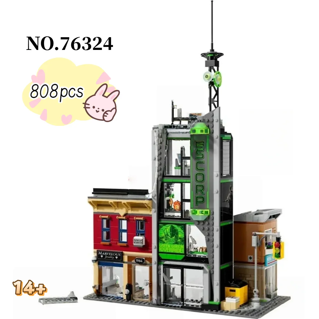 

808 деталей, 76324, Модель конструктора «Битва в башне Оскарп» по мотивам знаменитого фильма, Креативные идеи, Лучшие подарки на день рождения