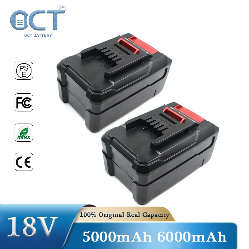 

2PCS Lithium-ion 5000mAh 6000mAh 18V Power Tool X-Change Battery PX-BAT4 PXBAT52 PX-BAT52 PXBP-300 Wireless Tools