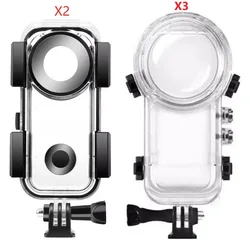 40M Waterproof Case For Insta360 ONE X2/X3 Underwater Protection Box Diving Shell Protect Frame 360 Panoramic Camera Accessories