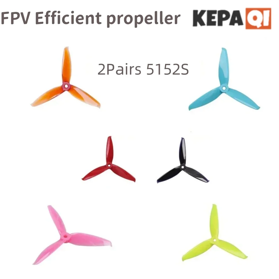 Gemfan 5152s Fpv5-inch Crossover-Flugzeug propeller Drei-Blatt-Hoch geschwindigkeit propeller Dynamic Balance Propeller Flugzeug modell