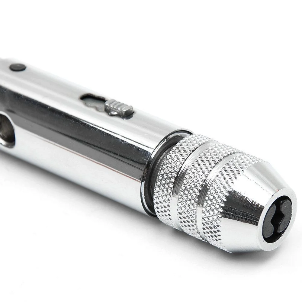 Imagem -06 - Catraca Ajustável Tap Broca Titular t Handle Metric Plug T-shaped Ferramentas Oficina Mecânica Chave Rosca Pcs M3-m8