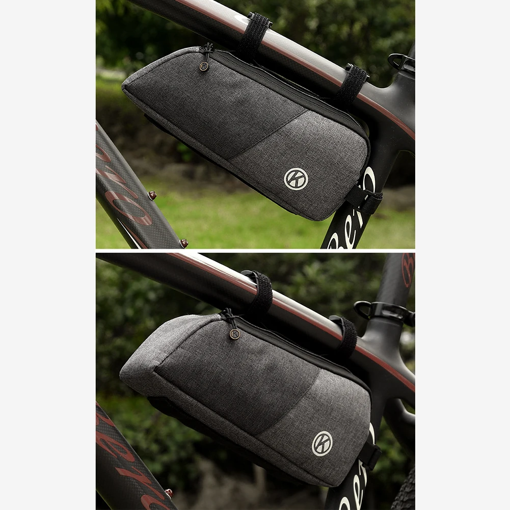 Bicycle Frame Front Top Tube Bag Large Capacity Waterproof MTB Road Bike Pouch