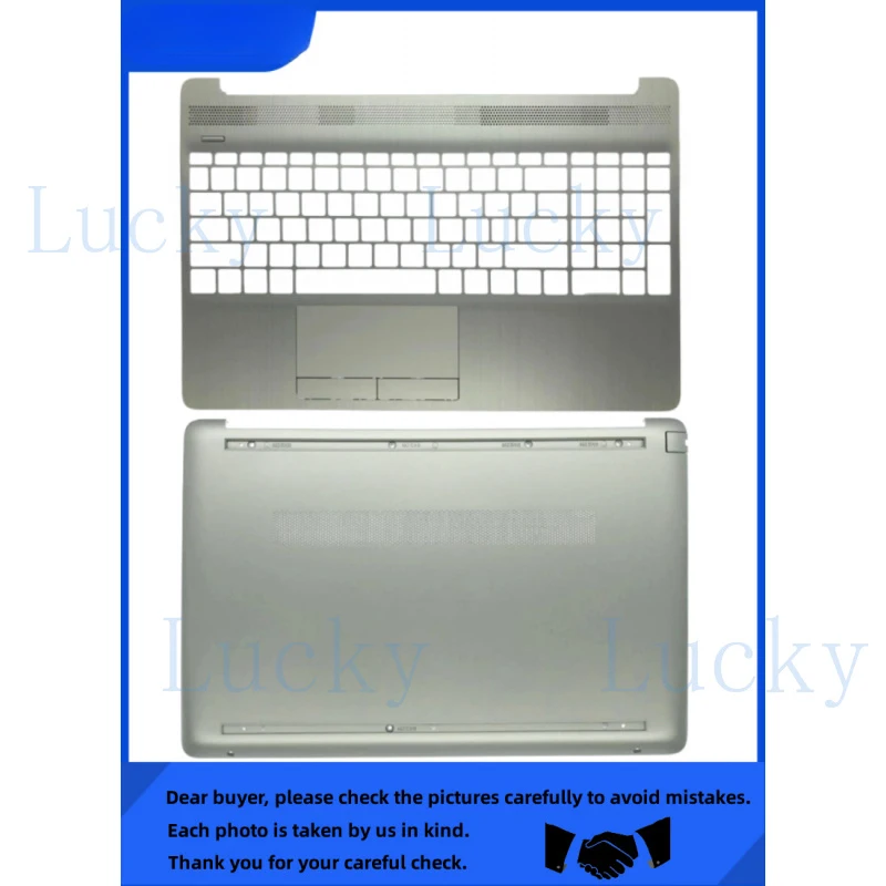 

f For HP 15-DU 15-DY 15-GW 15Z-GW 15S-GR TPN-C151 Upper Palmrest Case&Bottom Base