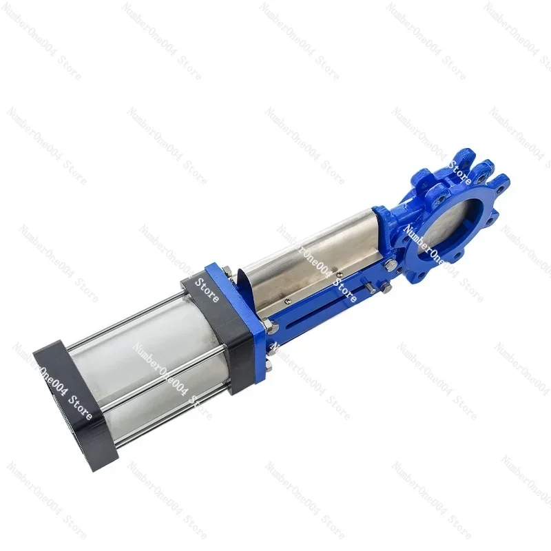 Applicable to Pneumatic Knife Gate PZ673H/X-16P Cast Steel Slurry Thickened Flapper  WCB Pulp Sewage Slag Valve