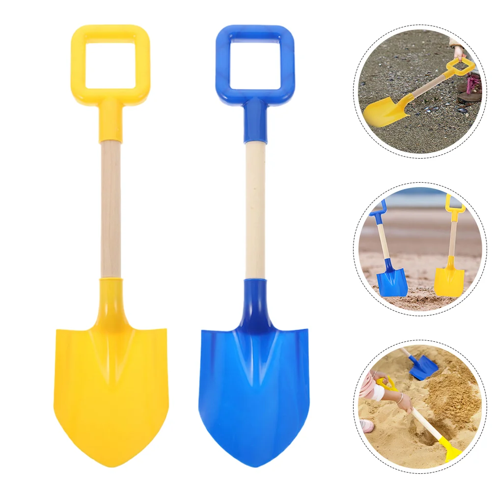 2 Pcs Kids Toys Children\'s Beach For Sand Shovels Digging Playing with Small Plastic Spade Funny