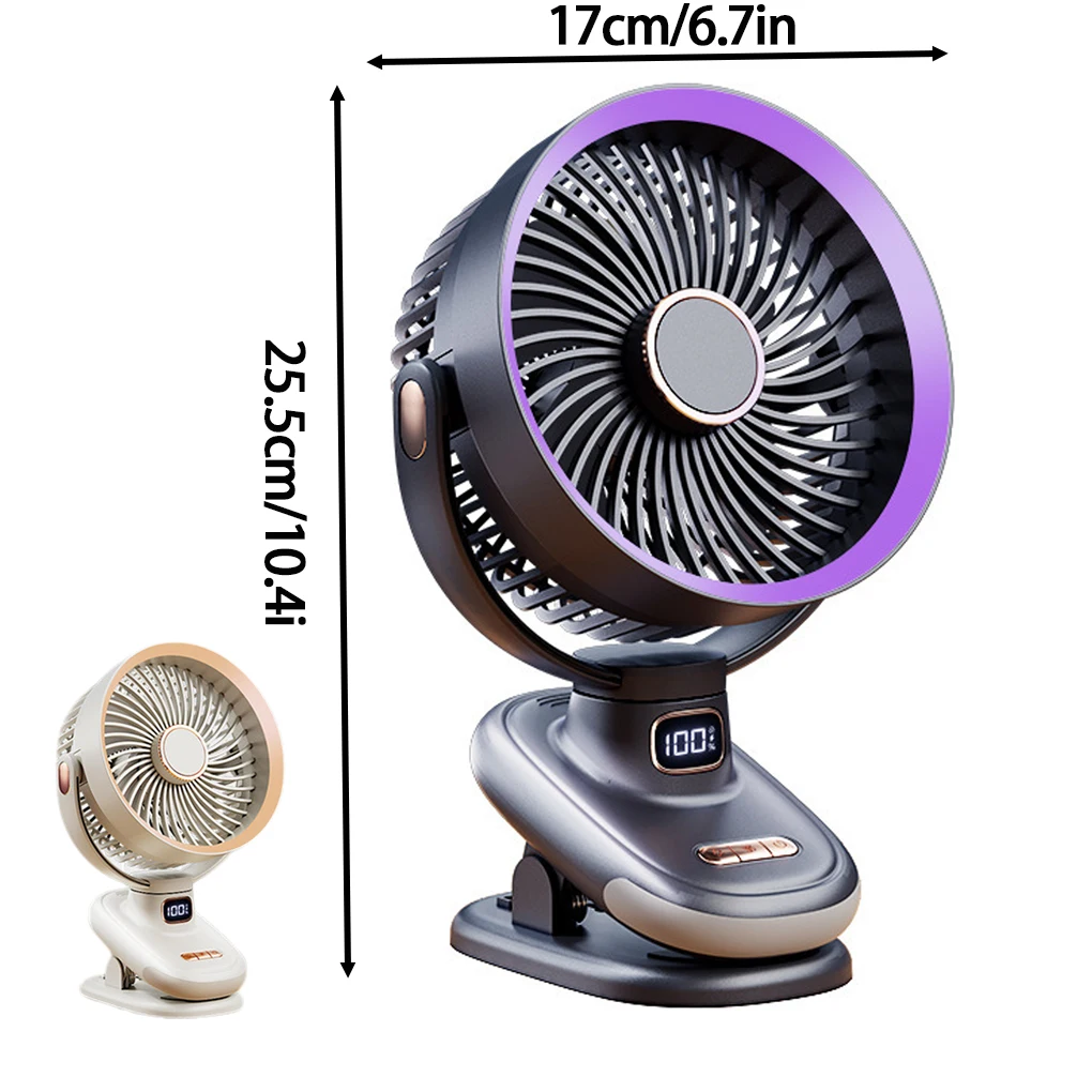 Ventilador de clipe de mesa diga adeus ao sistema de silenciamento de secador de cabelo de face única onde você ir tipo ventilador de circulação + 1