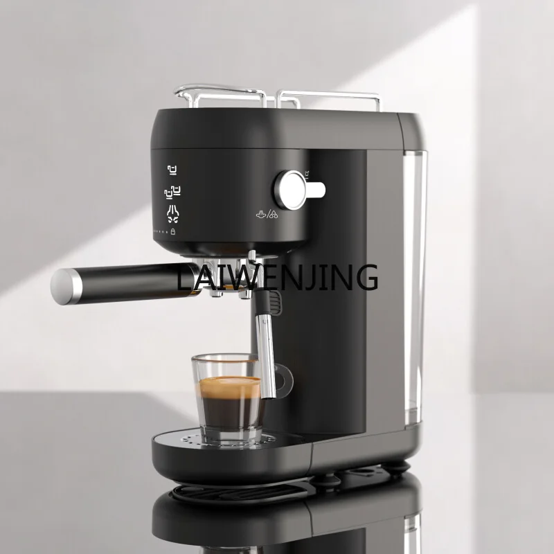 LYN Italian coffee machine visual full semi-automatic household milk foam machine small