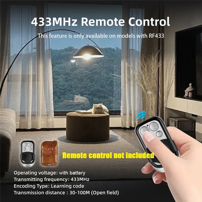 -MEOF Wifi Smart Switch Ewelink DIY Timer 1CH 7-32V RF433 2.4G Wifi Smartlife وحدة أتمتة المنزل لـ Alexa Google Home White
