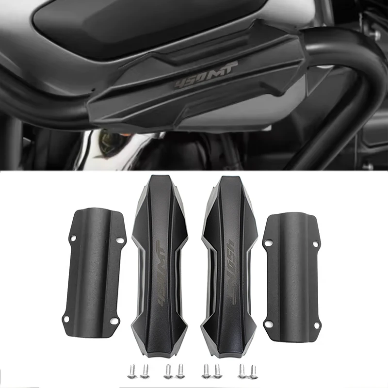 Motorrad Motor Schutz Für CFMOTO 450MT MT450 CF 450 MT 2024 2025 Crash Bar Stoßstange Schutz Dekorative Block