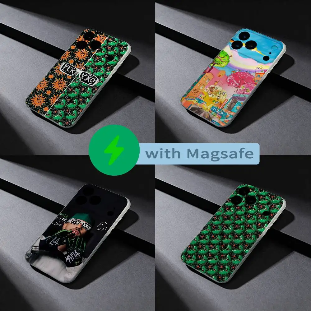 

F-Feid FERXXO Sagrado Phone Case For iPhone 17,16,15,14,13,12,X,XS,Pro,Max,Plus,E,Air,Mini with Magsafe Magnetic Slim Frosted