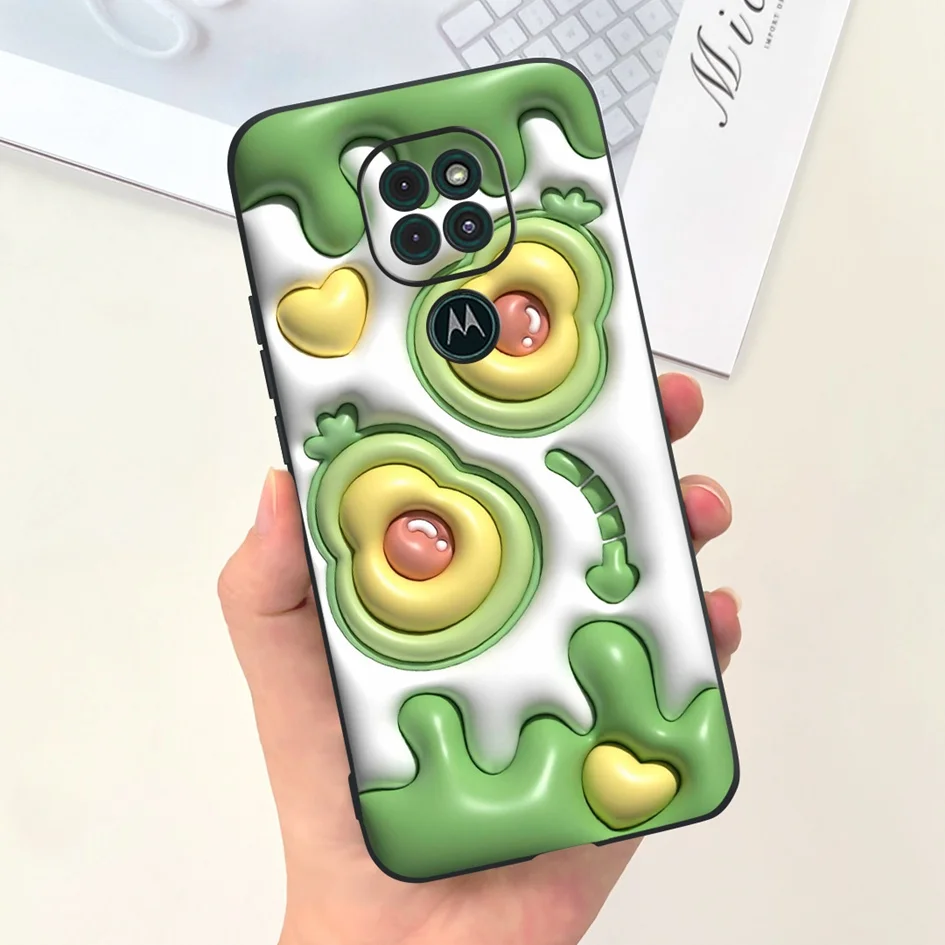 For Motorola Moto G9 Plus Case XT2087-1 Soft Silicone Cute Phone Case on For Moto G9 Play Funda XT2083 XT2083-1 G 9 MotoG9 Cover