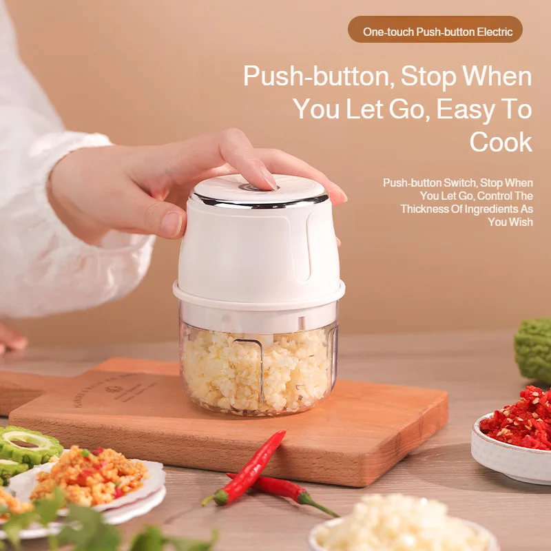 

Портативный электрический измельчитель для детского питания, мясорубка, блендер, кухонный комбайн, пресс для чеснока, измельчитель чеснока, измельчитель для чесночной пасты.