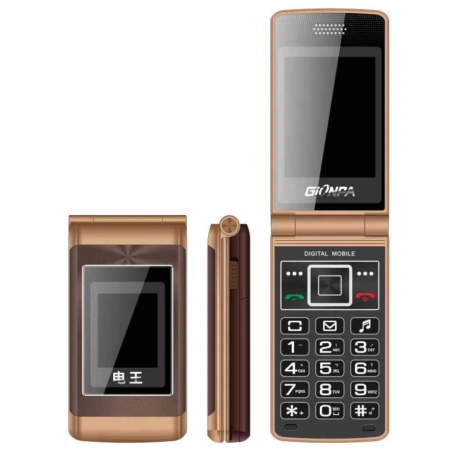 Big Push Button Flip Mobile Phone 2.8\