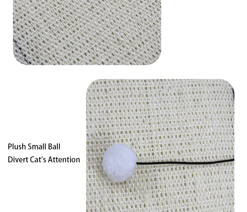 Katzen kratz kissen natürliche Sisal katze Kratz matte Möbels chutz Anti-Kratz-Sofa kissen für Innen katzen Schleif krallen – Detail 5