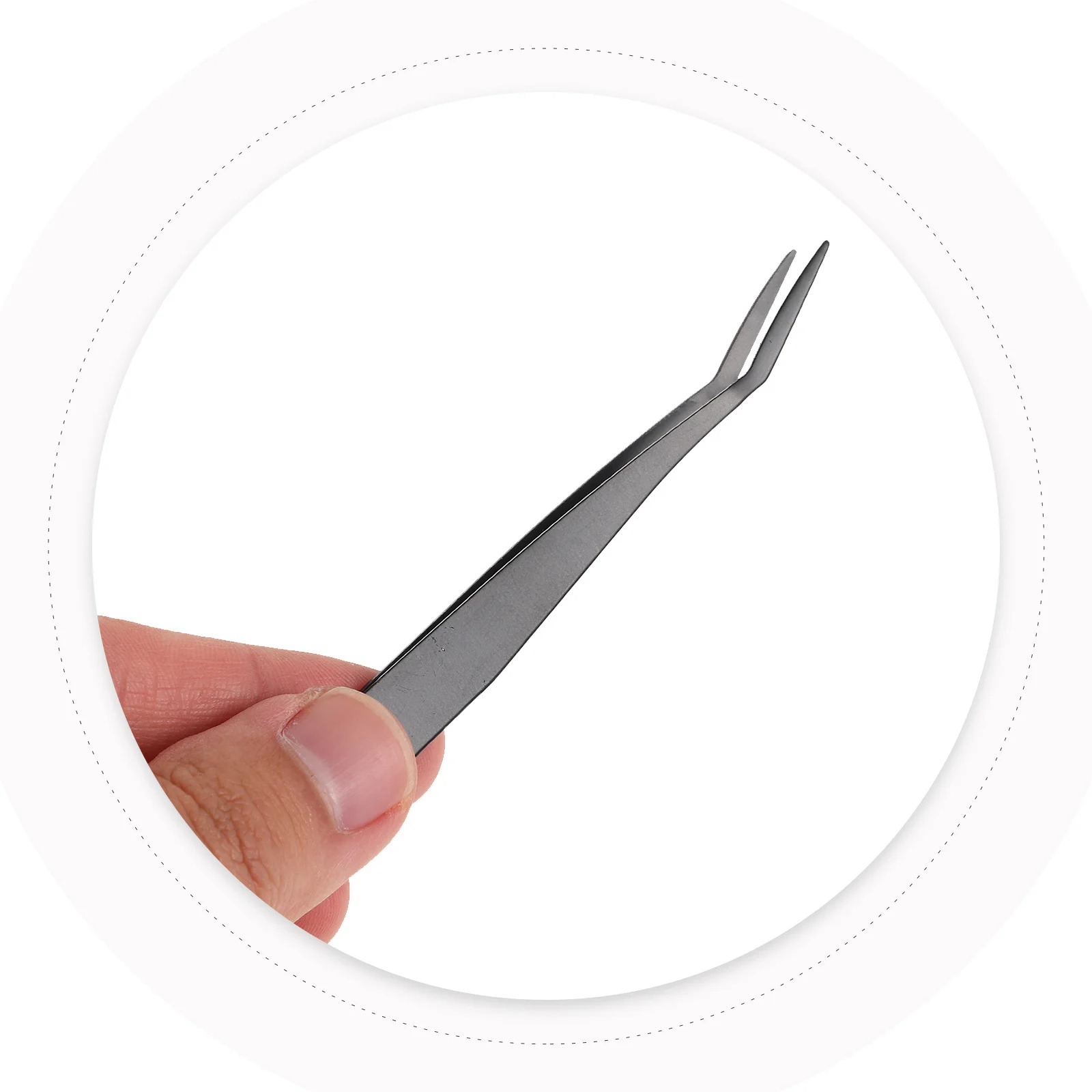 1 Set False Eyelash Cluster Kit Lash Bond Seal Diy Extension Tools Adhesive Tweezers Self Application Portable Home Use Black