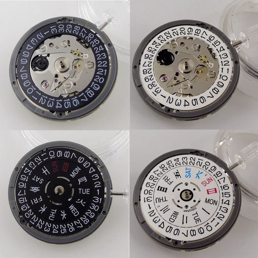 

NH34A NH35A NH36A Automatic Mechanical Movement Day/Date for 3/3.8/4/9 o'clock Crown Hacking Seconds High Accuracy