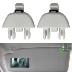 2x Sun Visor Clip Hook for VW Polo Passat Skoda Seat 2012-2015 6R0857561Y20 Car Inner Sun Visor Hanger Holder Clips