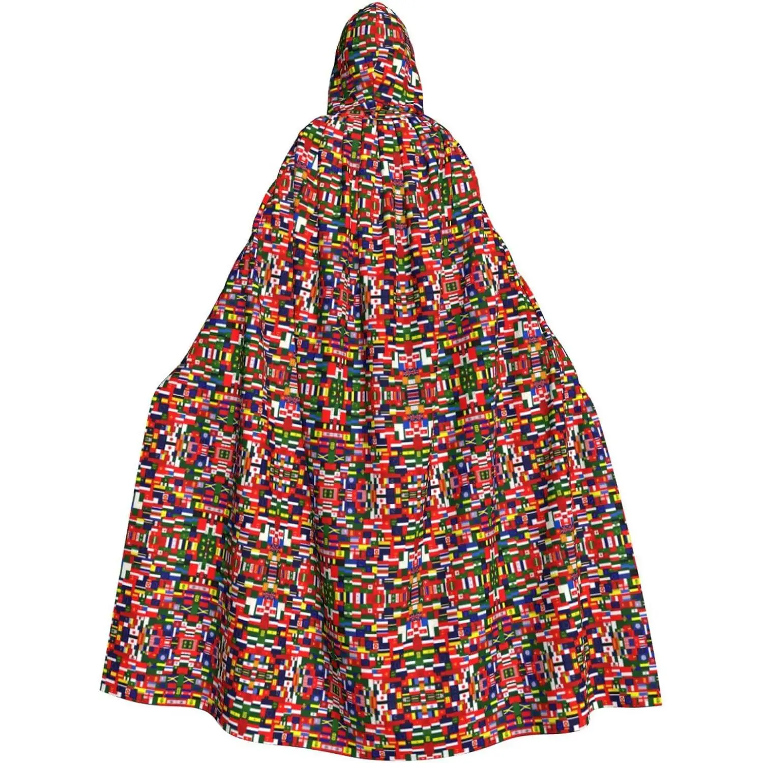 

National flag collection Printed hooded cape suitable for masquerade Halloween party cosplay props