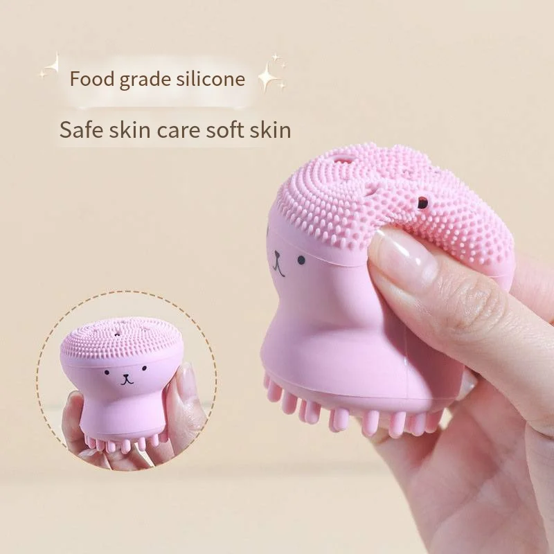 

Silicone Face Cleansing Brush Facial Deep Pore Skin Care Scrub Cleanser Tool New Mini Beauty Soft Deep Cleaning Exfoliator Tool