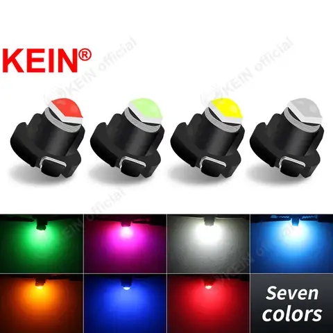 KEIN 8PCS T3 T4.2 T4.7 Led 자동차 조명 측정기 전구 자동차 대시 보드 램프 네오 웨지 악기 대시 조명 자동 인테리어 신호 전구