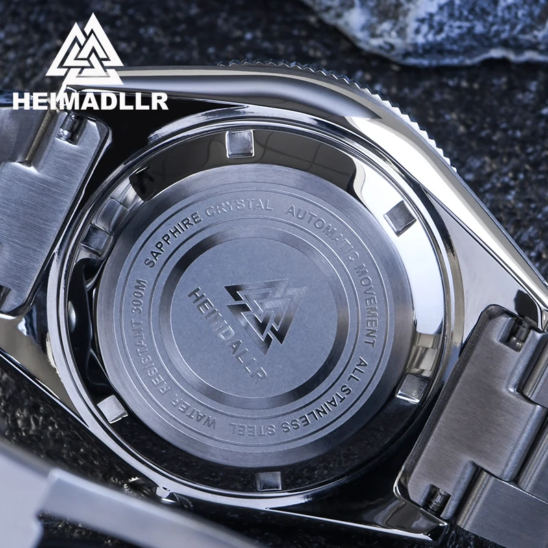 ساعات غواص رجالي HEIMDALLR H14 مرآة الياقوت 200 متر مقاومة للماء LuminousNH35A ساعات رجالية ميكانيكية أوتوماتيكية من الفولاذ