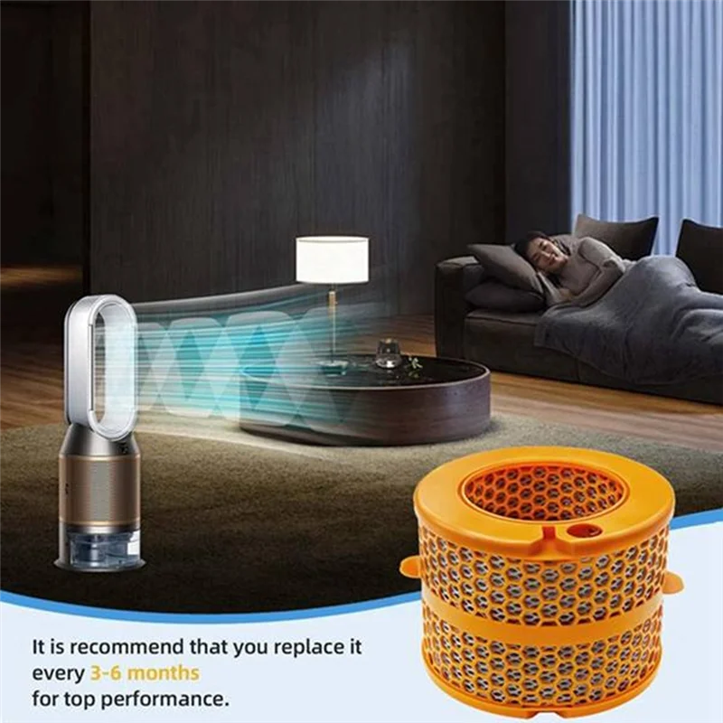 B98A-For Dyson PH01 PH02 PH03 PH04 Air Purifier Humidifier Filter Replacement Pack Brush