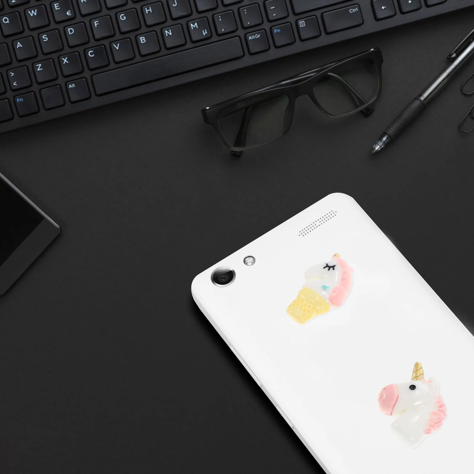 

20 шт., подвески из смолы с мультяшным единорогом для самостоятельного изготовления ювелирных изделий, скрапбукинг, чехол для телефона, шпилька, аксессуары, подвеска в виде единорога