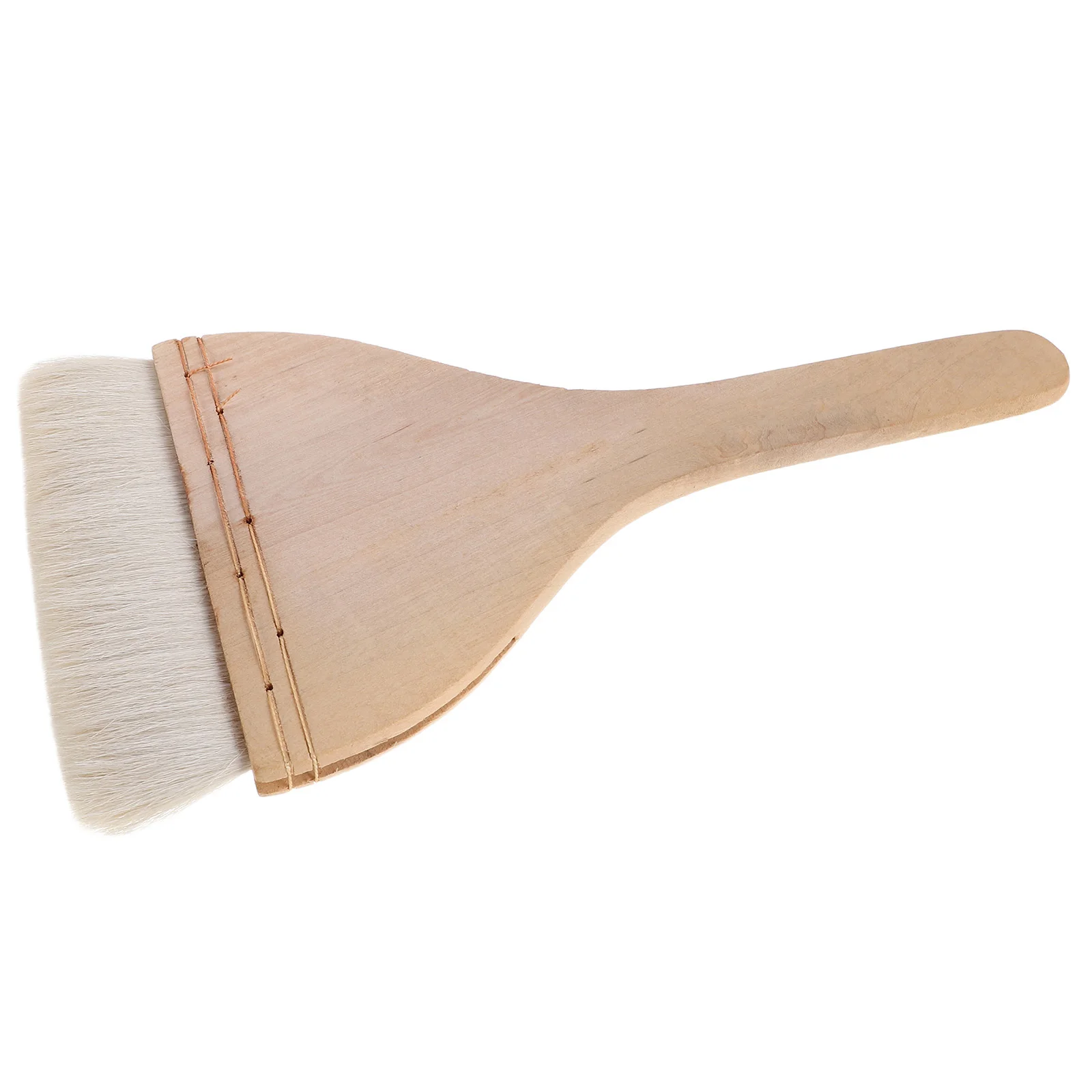 

Wide Flat Paint for Oil Watercolor Acrylic Large Paddle Brush Artists Studio Outdoor Home Use Wood Handle