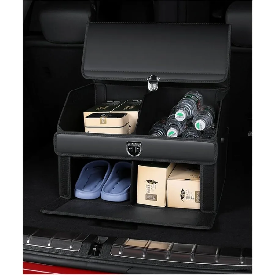 It Is Suitable for Large-capacity Double-layer Storage Box in Car and SUV Trunk