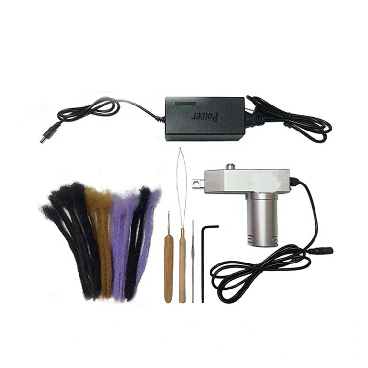 

Hot sale dreadlocks-hair-making-machine with three headed crochet