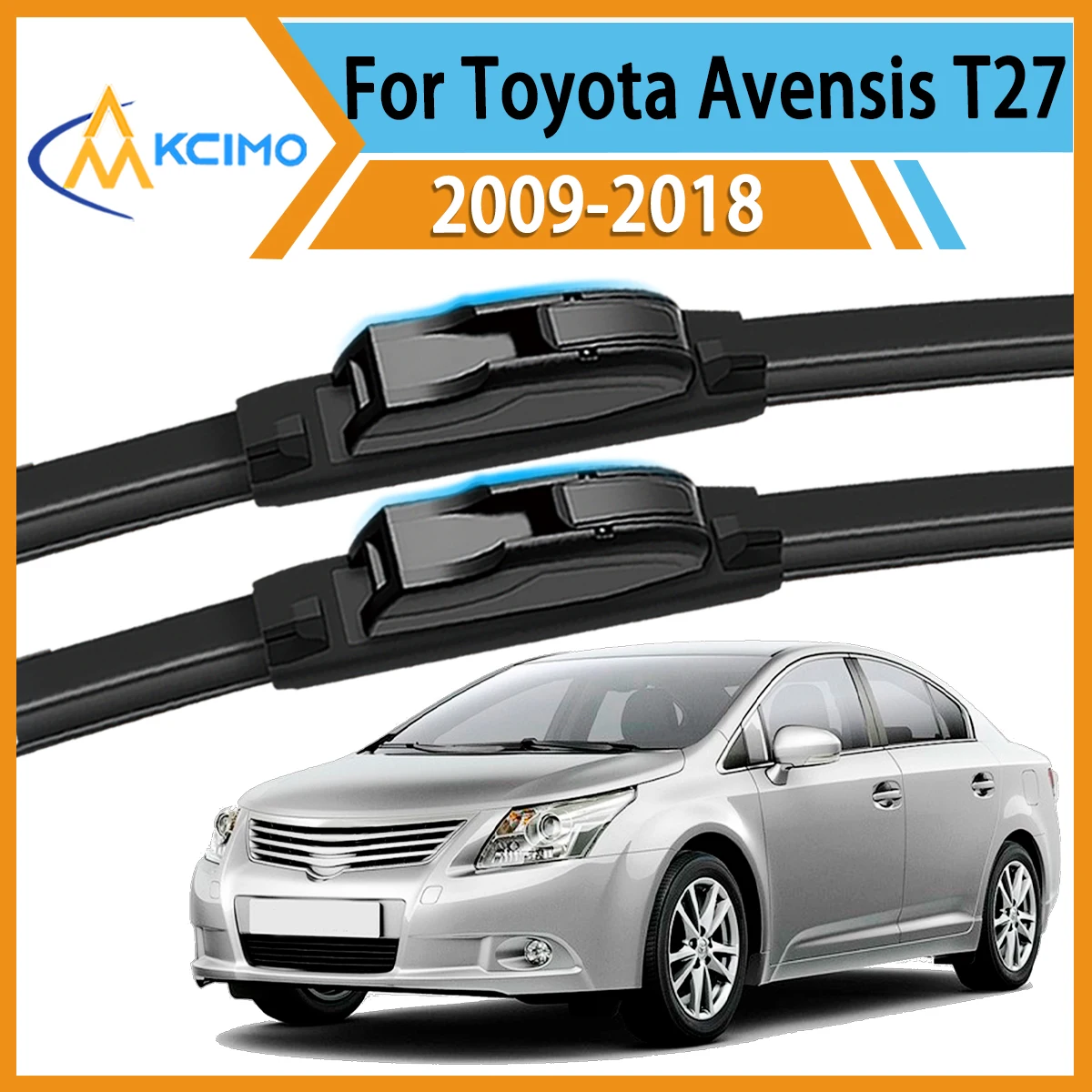 

Premium Windshield Wipers for Toyota Avensis T27 T 27 T270 2009 - 2018 All Weather Anti-Wear Easy Install