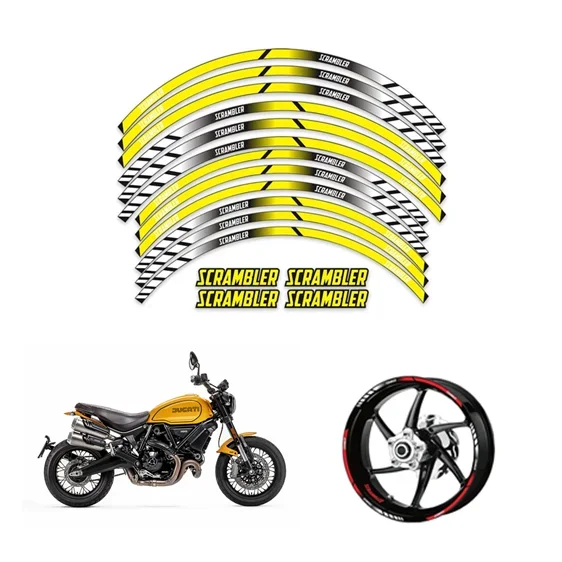 

Для DUCATI SCRAMBLER 400 800 1100, детали мотоцикла, декоративная наклейка на контурное колесо-C MOTO