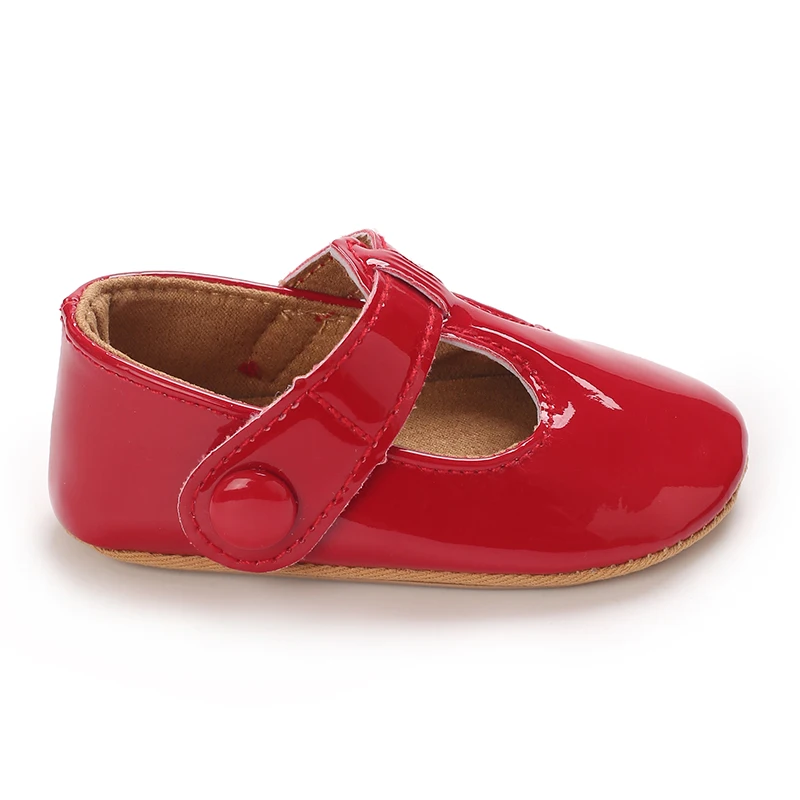 5-Farben neue 0-18mmonate rretr Mary Jane Frühling Babys chuhe Pu Neugeborene Mädchen Schuhe erste Wanderer Prinzessin Bowknot Baby Prewalke – Detail 14