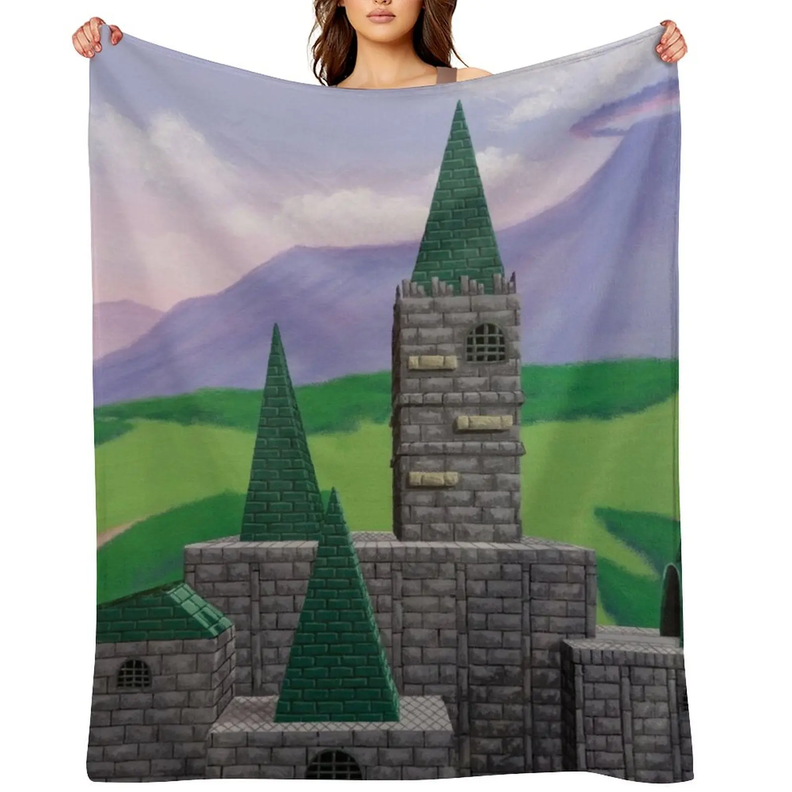 

Castle Clash Throw Blanket Decorative Throw Soft Big valentine gift ideas Luxury Brand Blankets