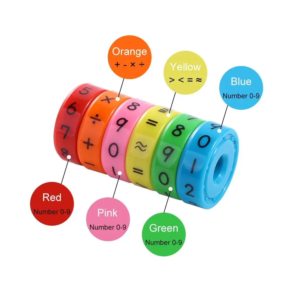 Cube Magique de Mathématiques Montessori, Puzzle Intelligent, ApprentiCumbria des Nombres, Nuit Magnétique