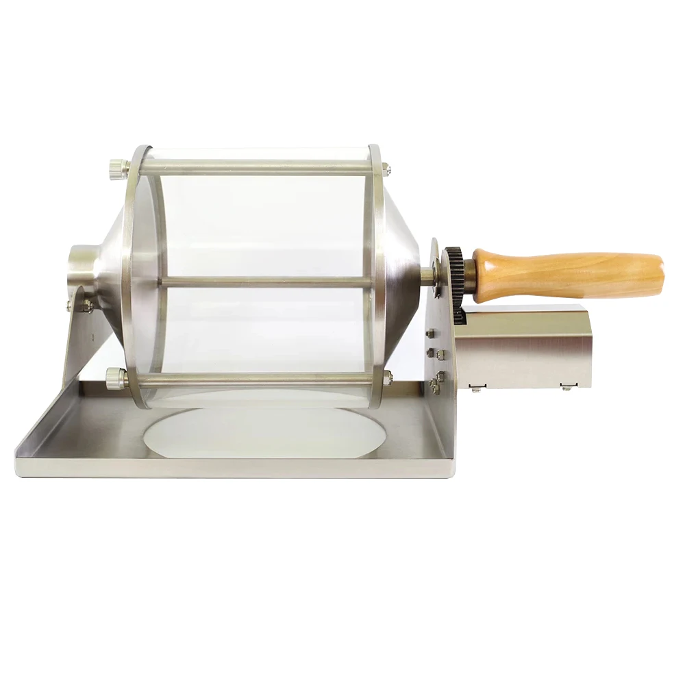 AC 100-240V Gas Room Fire Roasting Direct Roasting Furnace Capacity 400G Transportation Glass Visualization