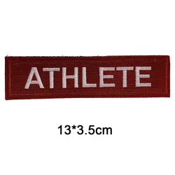 1Pcs Embroidery PVC Patches Positive Negative Tactical Badge for Backpack ATHLETE Tags