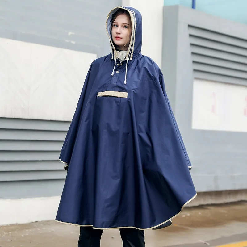 Adult Raincoat Cape Type Advanced Korean Adult Poncho Riding Electric Raincoat Men and Women Are Suitable Abrigo Impermeable