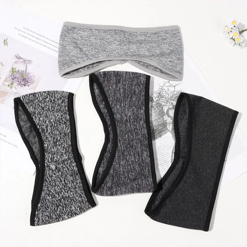 Outdoor Sport Haar Schweiß Fleece Ohr Abdeckung Frauen Männer Laufende Stirnband Ohr Wärmer Winter Schweißband Ohrenschützer Yoga Stirnband – Detail 7