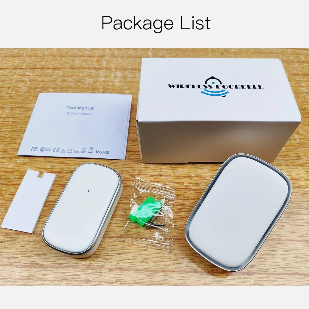 CARPBABA C836 Wireless Doorbell Home bell  gate bell 150M Long Wireless Distance 38 Songs Home Welcome Chimes ringtone Colorful