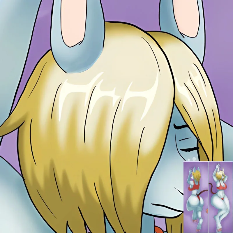 

DIY индивидуальная аниме пушистая пушистая наволочка Freya Crescent Orcus Dakimakura, обнимающая подушка для тела, чехол с двусторонним принтом