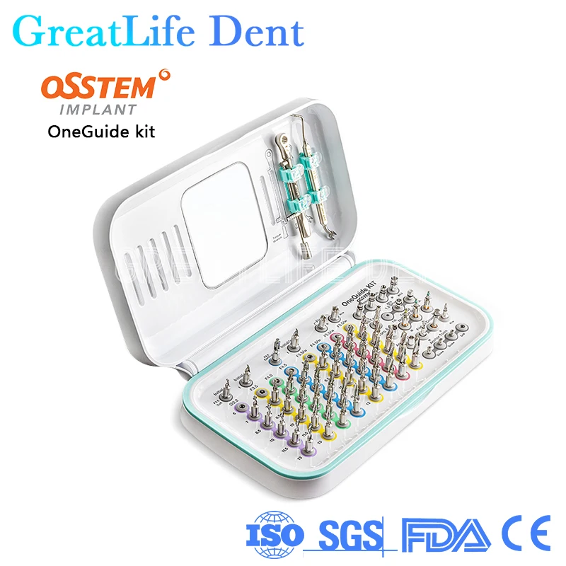 

GreatLife Osstem Surgery Kits Water Pressure Lifting Instrument Dental Oral Surgery Kit Osstem One Guide Kit