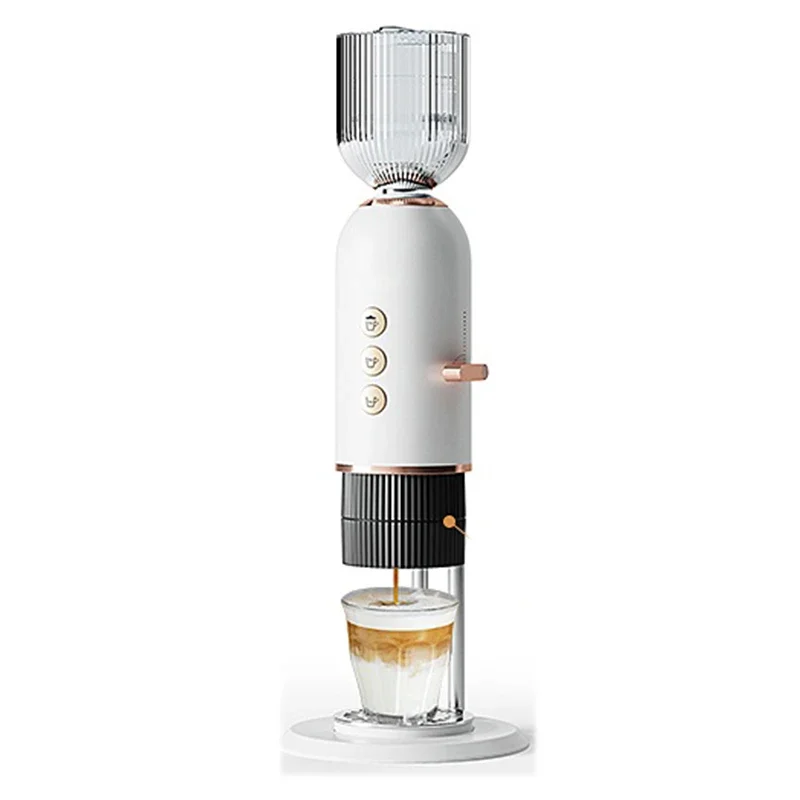 Household 220v Italian Coffee Maker Semi-automatic Coffee Machine Compatible Capsule Portable Home Mini Small Office