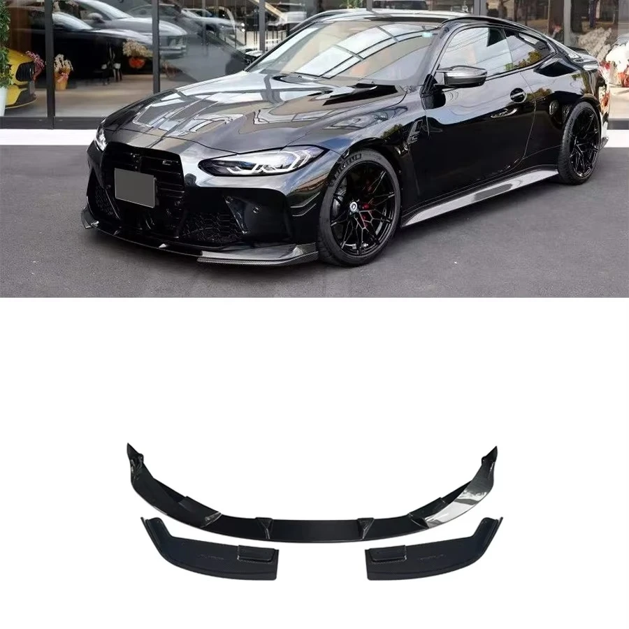 

Car Accessories Dry Carbon Fiber 3D Type Front Bumper Lip for 4 Series G80 M3 G82 M4 2021-2022