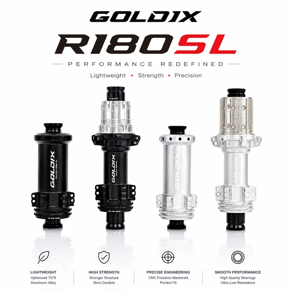 GOLDIX R180SL Ultra Light Road Bicycle Hub 24H 250g 36T Ratchet HG