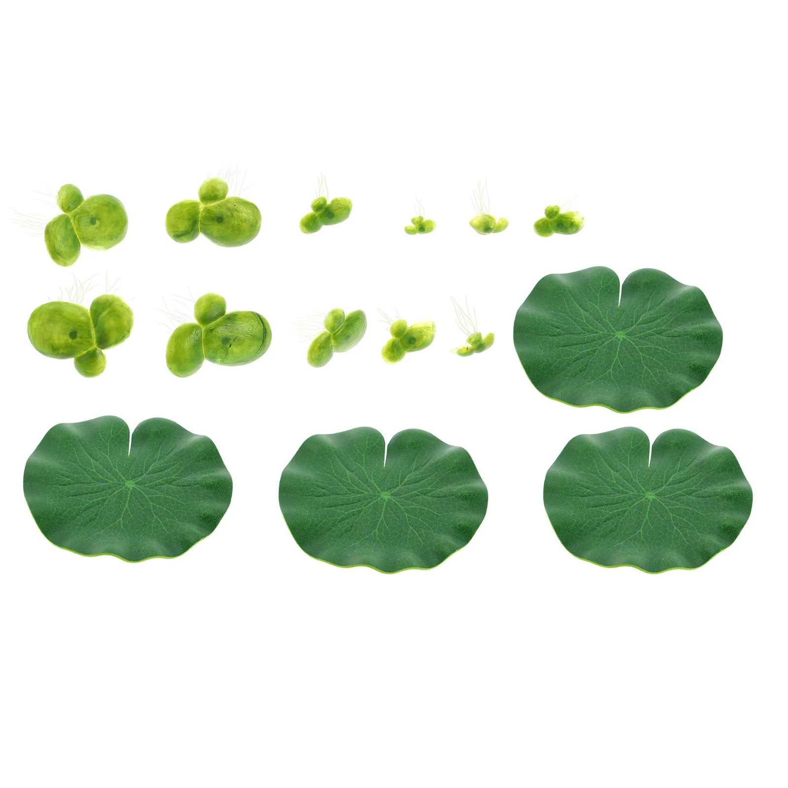 

Simulation Duckweed Decorations Realistic Aquarium Plants PP Material Fish Tank Props Lightweight Durable Garden