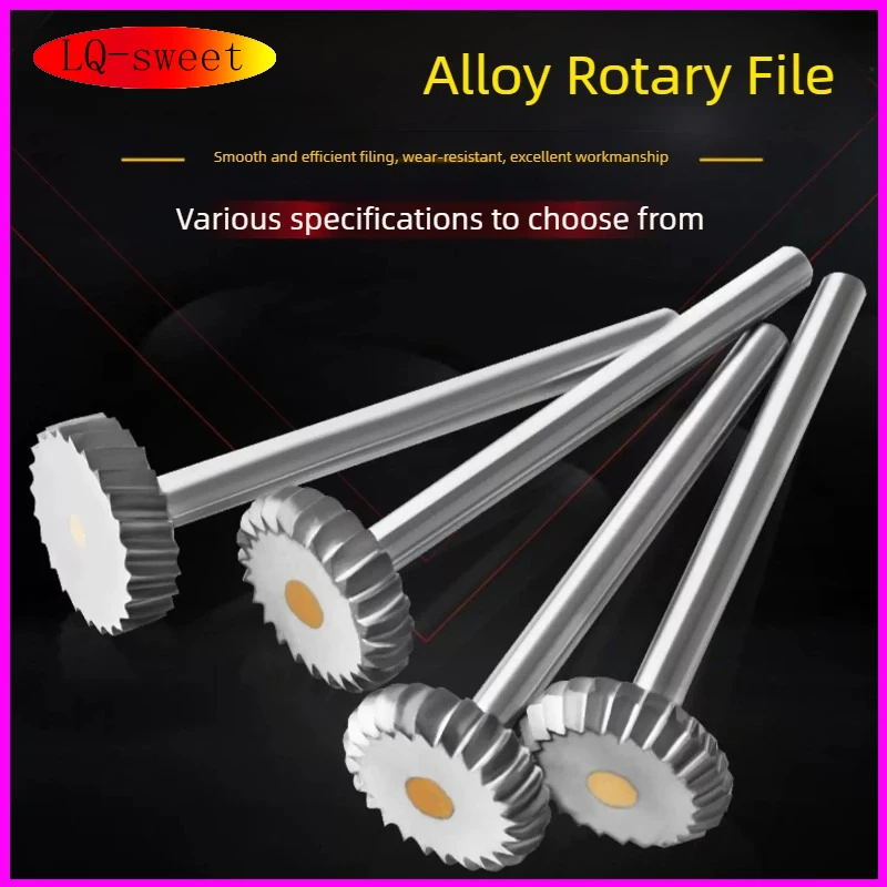 Alloy Rotary File, Super Hard Metal Tungsten Steel Grinding Head, TY Trapezoidal Slotted Drill Bit